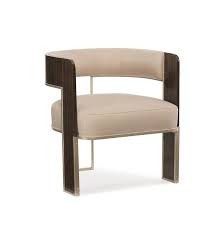 caracole modern streamline streamliner chair this open barrel back chair is on the right track to becoming a future cl furniture comfy chairs dining chairs