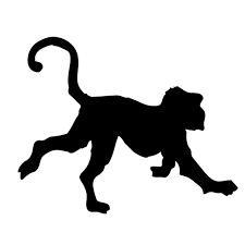 Monkey Silhouette Free Monkey Shadow Puppets Silhouette