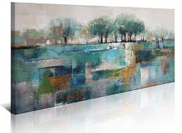 55% off, free s & h! Large Abstract Forest Landscape Painting Wall Art Decor Canvas Picture For Living Room Green Gray Hand Painted Tree Decor Home Bedroom Office Decoration Modern Framed Artwork Buy Online In Bahamas At Bahamas Desertcart Com