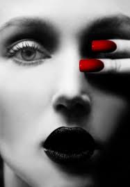 Art Black And White Pictures To Color Red Nail By Soli Art 500px Red Nails Color Splash Color