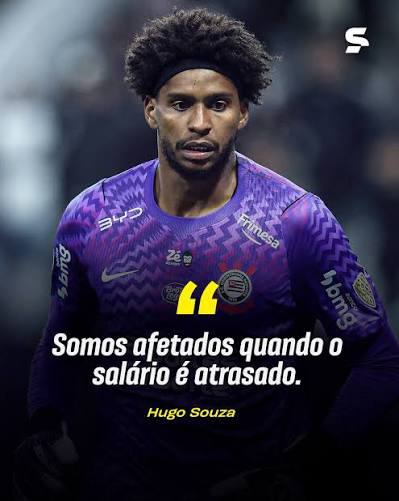 HUGO SOUZA FALA SOBRE ATRASOS NO CORINTHIANS! ⚠️ Ap&oacute;s o empate do Corinthians com o Cascavel por 1 a 1, neste domingo, em amistoso preparat&oacute;rio, Hugo Souza falou sobre os atrasos de