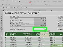How To Prepare Amortization Schedule In Excel With Pictures