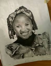 FS painting "framed ink drawing is a doodle-style sketch of a city skyline,  likely Sydney, Australia." Get muna bosing