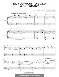 Do You Want To Build A Snowman Kristen Bell By R Lopez K Anderson Lopez On Musicaneo Kristen Bell Build A Snowman Kristen