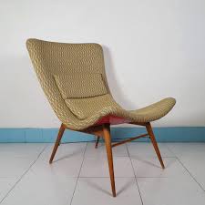 For Sale Glassfibre Lounge Chair By Miroslav Navratil 1959 Vntg Vintage Chair Lounge Chair Fireside Chairs