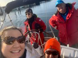 Kathy Muir (Skipper) Photo credit to Christian Favrier Julie  Hodder@Boatgen.com.au