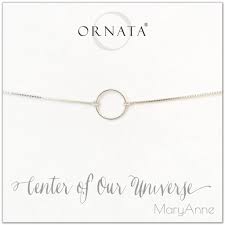 Check spelling or type a new query. Center Of Our Universe Silver Bracelet On Personalized Jewelry Card Ornata