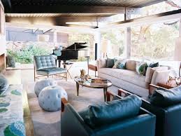 With its danish modern inspired lines, oiled walnu Rustic Mid Century Modern Living Room Novocom Top