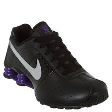 Black And Purple Nike Running Shoes Women S Nike Shox Sneakers Shoes Classic Ll Black Purple Silver New Nike Runningcrosstraining Nike Shox For Women Black Nike Shox Nike Leather