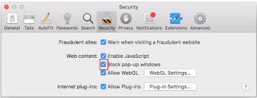 Do i need to reset the carburetor setting? Safari Enable Disable Pop Up Blocker