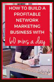 How To Build A Profitable Network Marketing Business In 60 Minutes A Day Network Marketing Network Marketing Business Business Marketing