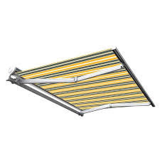Vous ne serez plus dérangé par le soleil lors de vos repas en extérieur grâce au store pour terrasse. Store Banne Manuel Demi Coffre Pour Terrasse Gris Jaune 3 X 2 5 M B2bgjp 3 X 2 5 M