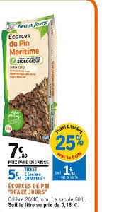 Desserte plancha leclerc impressionnant cuisine d. Offre Ecorces De Pin Beaux Jours Chez Eleclerc Brico