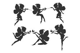 Discover more kits by lanarte at lovecrafts. Fairy Silhouette Grafik Von Curutdesign Creative Fabrica