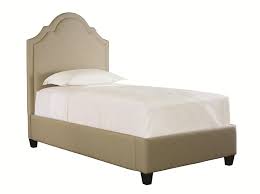 This upholstered bed frame brings warmth and softness into your bedroom. Bassett Custom Upholstered Beds Twin Barcelona Upholstered Headboard And Low Footboard Bed Wayside Furniture Upholstered Beds