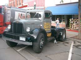 Image result for Brockway Light Blue 1948 Truck