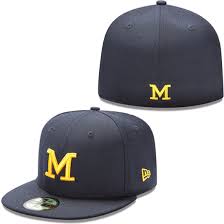 New era hats canada traditionally makes the atc caps with a fitted shape however they can also be found with adjustable backs made from snaps, velcro and various. New Era University Of Michigan 59fifty Navy Fitted Hat