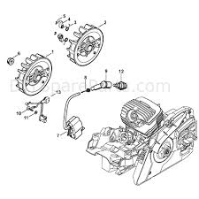 Stihl Ms 271 Chainsaw Ms271 Parts Diagram Ignition System Stihl Ignition System Cylinder Head
