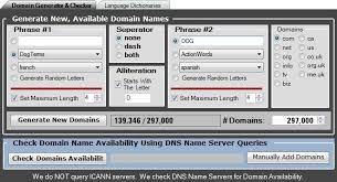 Domain Genie Create New Infomercial Domain Names Codeproject