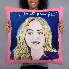 Mariah Pillow I Don't Know Her JLO Jennifer Lopez Lambily Whitney Houston  Nicki Minaj