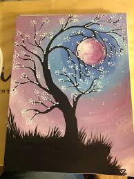 Easy Painting Ideas Painting Art Projects Night Painting Art Drawings Simple