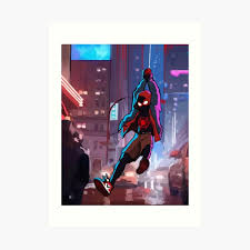 Maybe you would like to learn more about one of these? Miles Morales Art Prints Redbubble