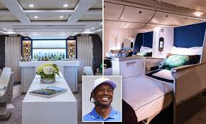 Are private jets more or less turbulent than commercial planes? Inside The 88 Bed Private Jet That Tiger Woods Used To Fly To Melbourne At A Cost Of 55k Per Hour Daily Mail Online