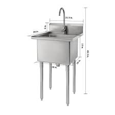 stainless steel utility sink, utility