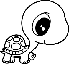 Choose your favorite coloring page and color it in bright colors. Cute Tortoise Coloring Page For Kids Coloringbay