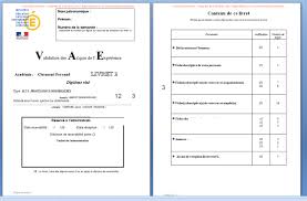 Vae Bts Professions Immobilieres Avec Exemple Livret 2