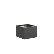 The cube metal planter is a nice addition to any indoor or outdoor patio garden and will display your floral cube planter (small medium and large options). Fibreglass Buxus Low Cube Planter By Adezz Floraselect