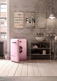 Smeg Washing Machine Wmfab Pink Madeinitaly Smeg Smeg Kitchen Washing Machine