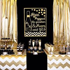The wedding table setting ideas showcased below are not just glamorous but are equally popular. Black And Gold Table Decorations Decor Collection Gallery