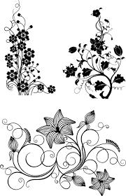 Free flowers line drawing, download free clip art, free. Flower Line Art Silhouette Glitter Free Vector Graphic On Pixabay