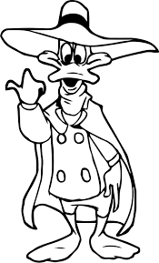 Nice Darkwing Duck Dedective Coloring Page Coloring Pages Disney Coloring Pages Canvas Painting Tutorials