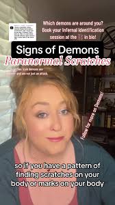 Replying to @_.rami0._ Signs of Demons: Paranormal scratches. Have you been  scratched by a demon? Or scratched by a ghost? Demons are known to leave  scratches while we sleep. Demons scratch people as ...