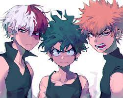 Deku X Todoroki X Bakugou Wallpapers Top Free Deku X Todoroki X Bakugou Backgrounds Wallpaperaccess Anime my hero academia deku bakugou mha kirishima shoto todoroki hawks izuku midoriya denki kaminari. deku x todoroki x bakugou wallpapers