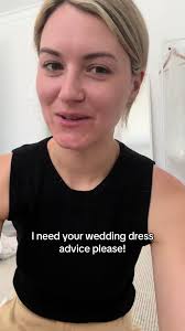 Would LOVE your advice and feedback! Should a wedding dress be a little too  tight or a little too big?? #2023bride #diaryofabride #weddingvlog  #foryoupage #aussiebride #bridaldiary