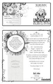 Contoh surat undangan resmi kegiatan universitas. Pdf Undangan Walimatul Khitan Lutfi Ptd Academia Edu
