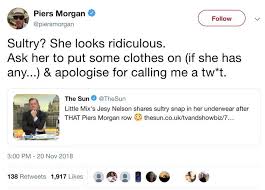 The good morning britain star is calling out online trolls piers. Ariana Grande Just Ended Her Feud With Piers Morgan And People Are Loving How She Handled It