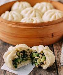 Steamed Vegetable Buns Recipe Dim Sum Recipes Vegetable Recipes Steamed Vegetables
