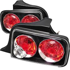 Ford Mustang 2005 2008 Black Euro Style Tail Lights Ford Mustang Accessories Tail Light Mustang