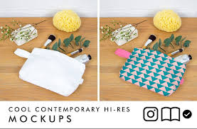 Toiletries Bag Zipper Pouch Mockup Toiletry Bag Mockup Bag Mockup