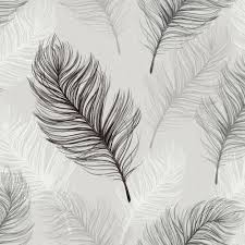 Give An Amazing And Fantastic Look To Your Home By Selecting This Arthouse Whisper Black And White Black And White Wallpaper Feather Wallpaper White Wallpaper