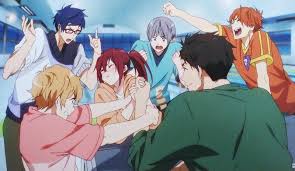 Free Take Your Marks Arm Wrestling With Sousuke Free Anime Anime Free Iwatobi