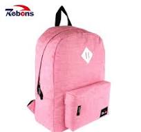 Mochila escolar rosa de moda para niñas y mujeres