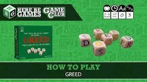 Imagine we have 5 dice. How To Play Greed The Rules Youtube