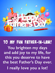 Birthday Card Message For Father In Law Brighten My Days Happy Father S Day Card For Father In Law Birthday Greeting Cards By Davia Happy Fathers Day Message Fathers Day Messages Happy Fathers Day Cards