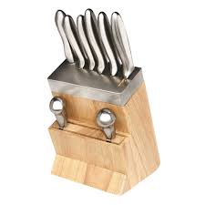 Couteau de cuisine céramique kyocera. Bloc Bois Range Couteaux 7 Pieces Couteau Du Chef Le Bloc Bois A Prix Carrefour