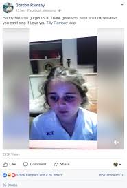 Maybe you would like to learn more about one of these? Gordon Ramsay Trolls His Own Daughter By Releasing Video Of Her Childhood Singing Efforts Deadline News